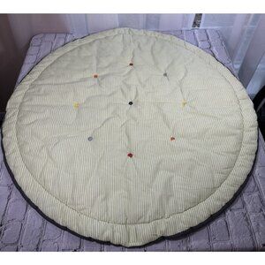 Ikea Baby Play Mat Green White Stripe Very Plush And Soft Thick Activity Mat